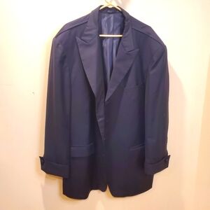 GIANNY VERSASE men's black plus size XXXL blazer